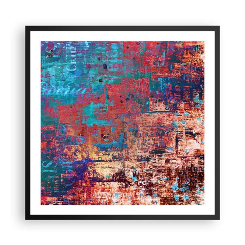 Plakat i sort ramme - Hukommelse og glemsel - 60x60 cm