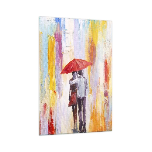 Billede på glas - Lad det regne mere - 70x100 cm