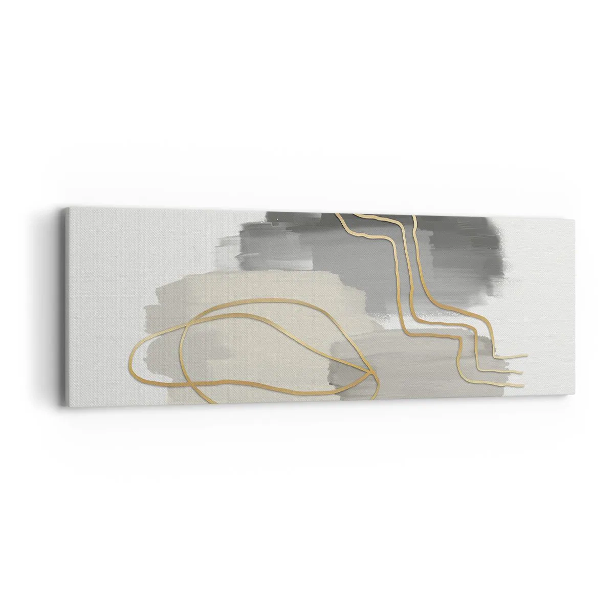 Lærredstryk - Billede på lærred - Vedholdenhed og bevægelse - 90x30 cm