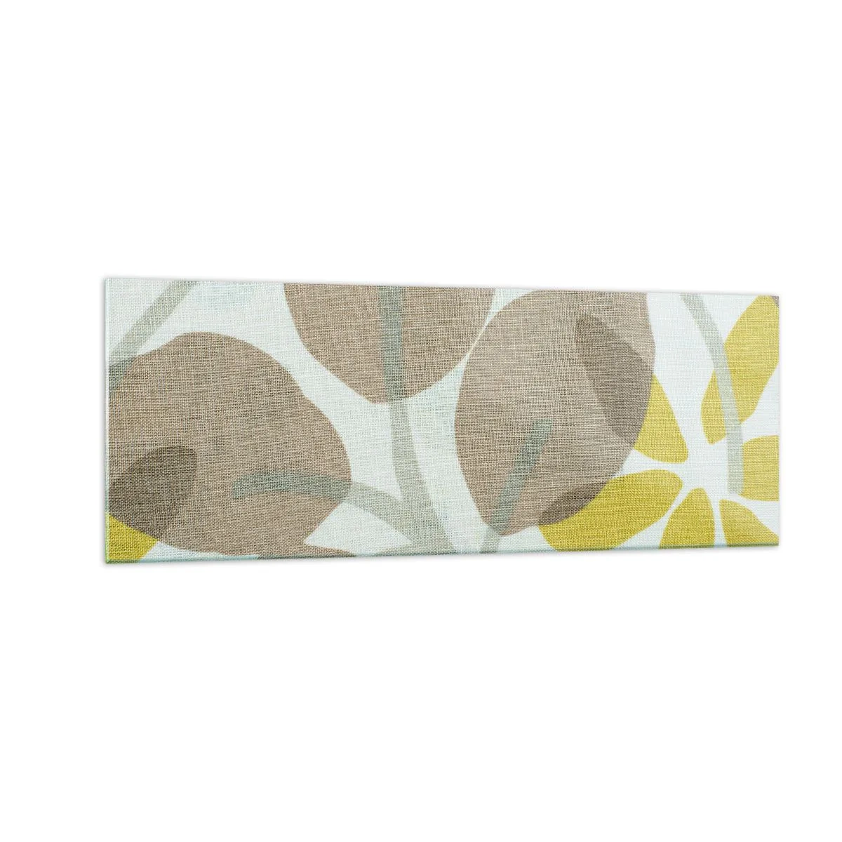 Billede på glas - Komposition i solskinnet - 140x50 cm