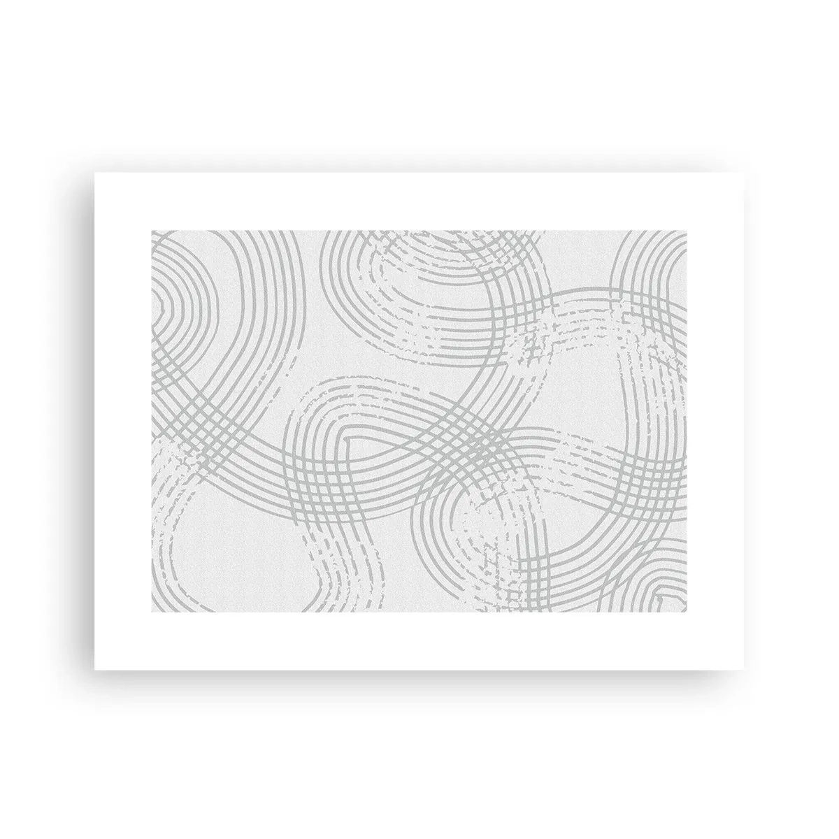 Plakat - Der er ingen lige vej - 40x30 cm