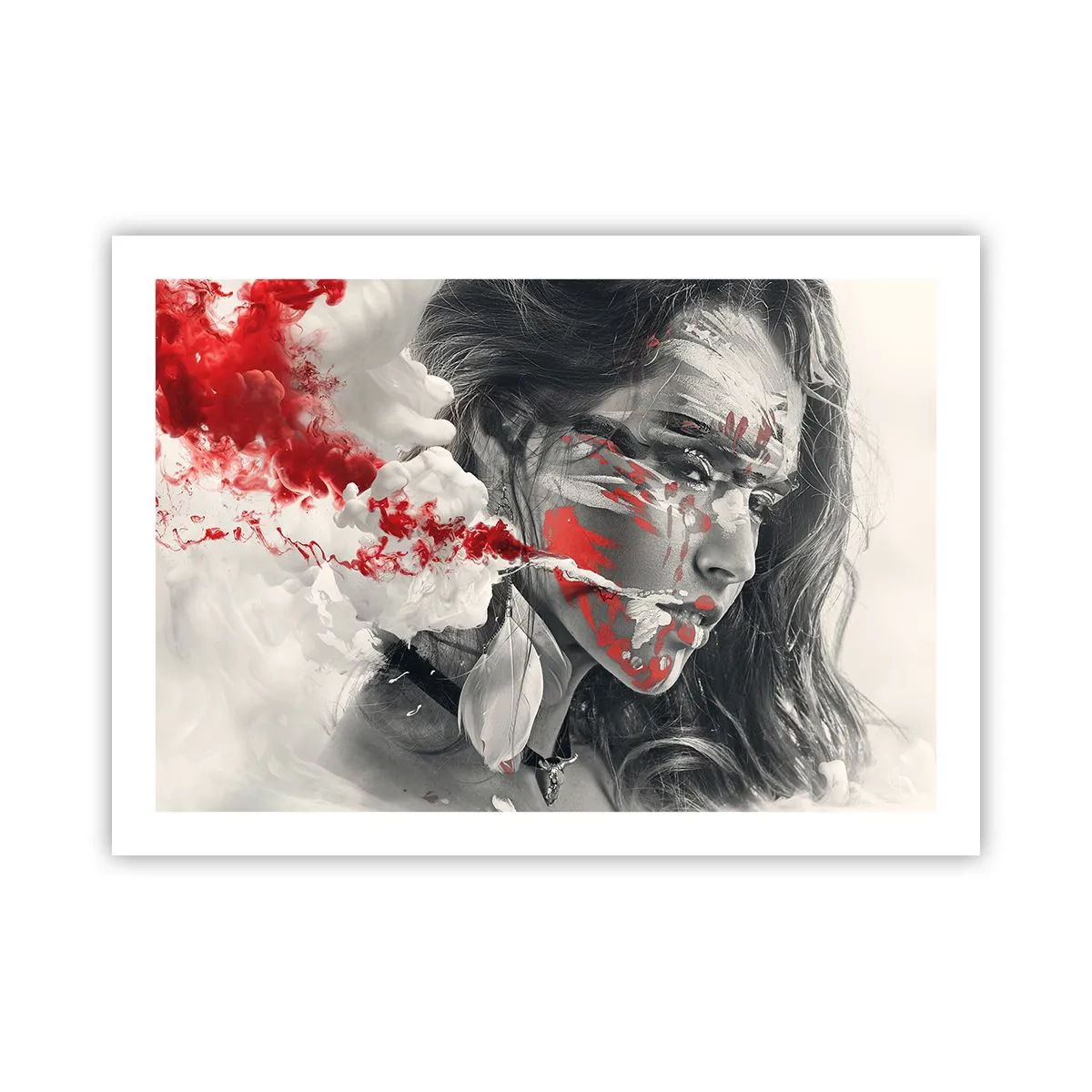Plakat - I det absurdes damp - 70x50 cm