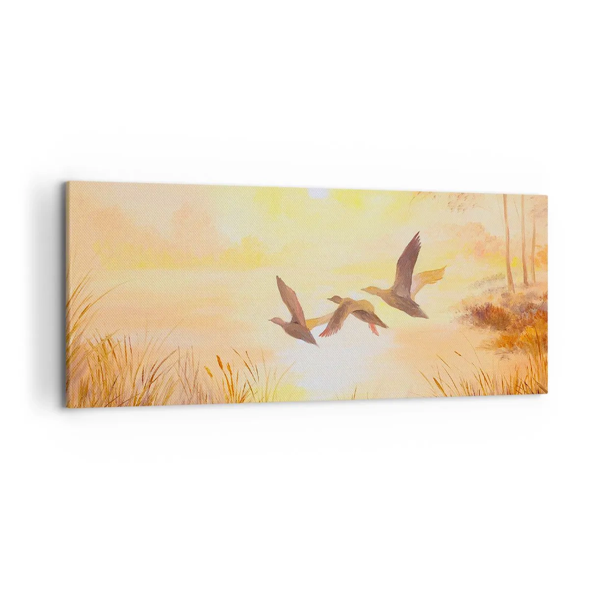 Lærredstryk - Billede på lærred - Starten på en lang rejse - 120x50 cm