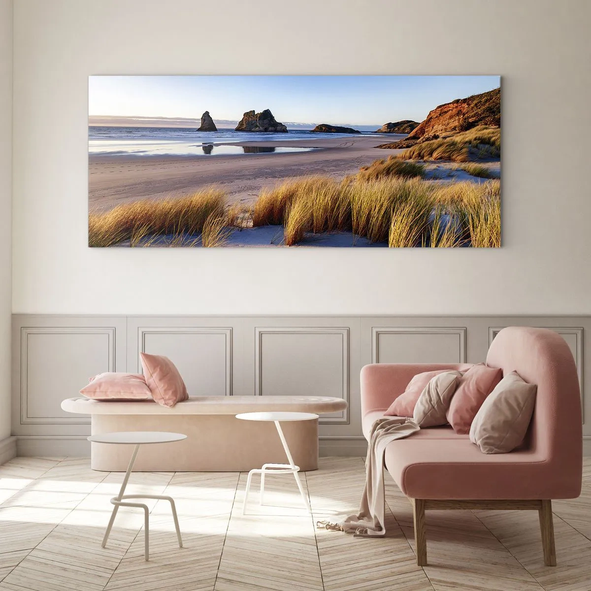 Billede på glas - For dem, der søger ro - 100x40 cm