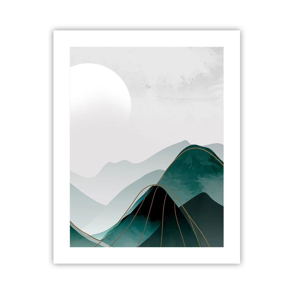 Plakat - I fuld majestæt - 40x50 cm