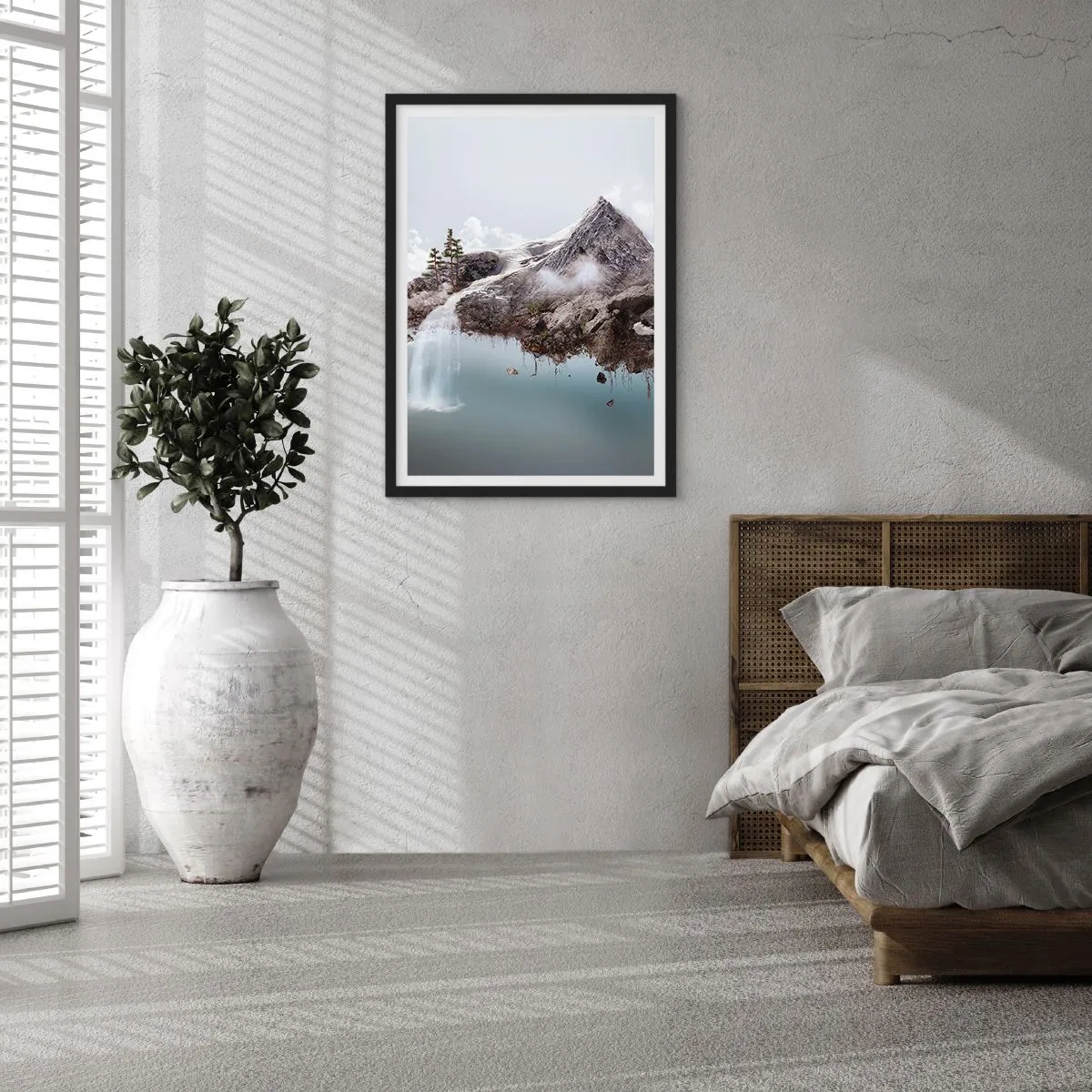 Plakat i sort ramme - Set gennem en surrealists øjne - 40x50 cm