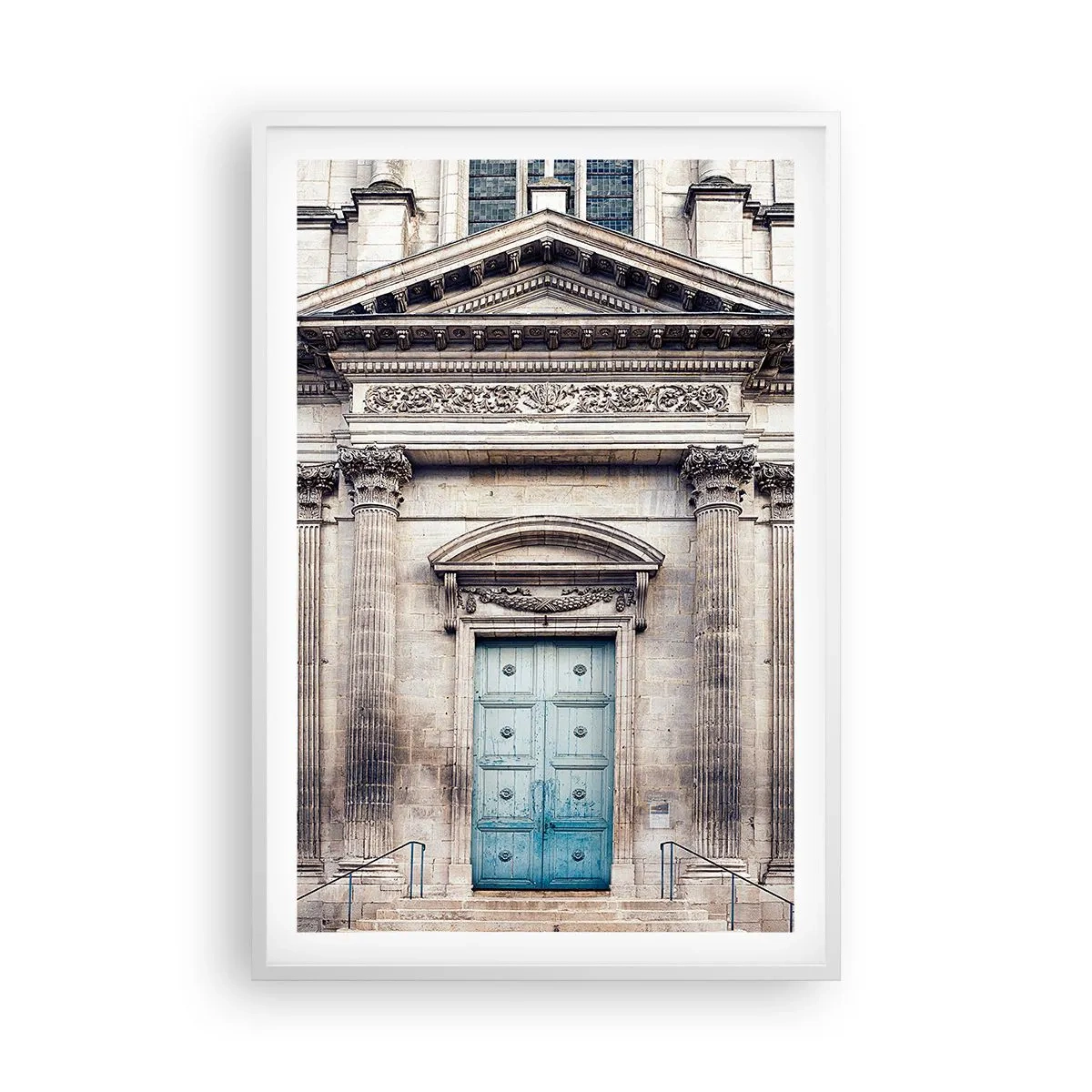 Plakat i hvid ramme - Porten til åndens verden - 61x91 cm