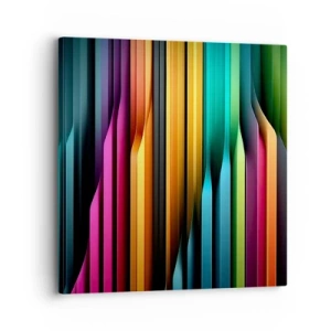 Lærredstryk - Billede på lærred - Lysende orgel - 30x30 cm