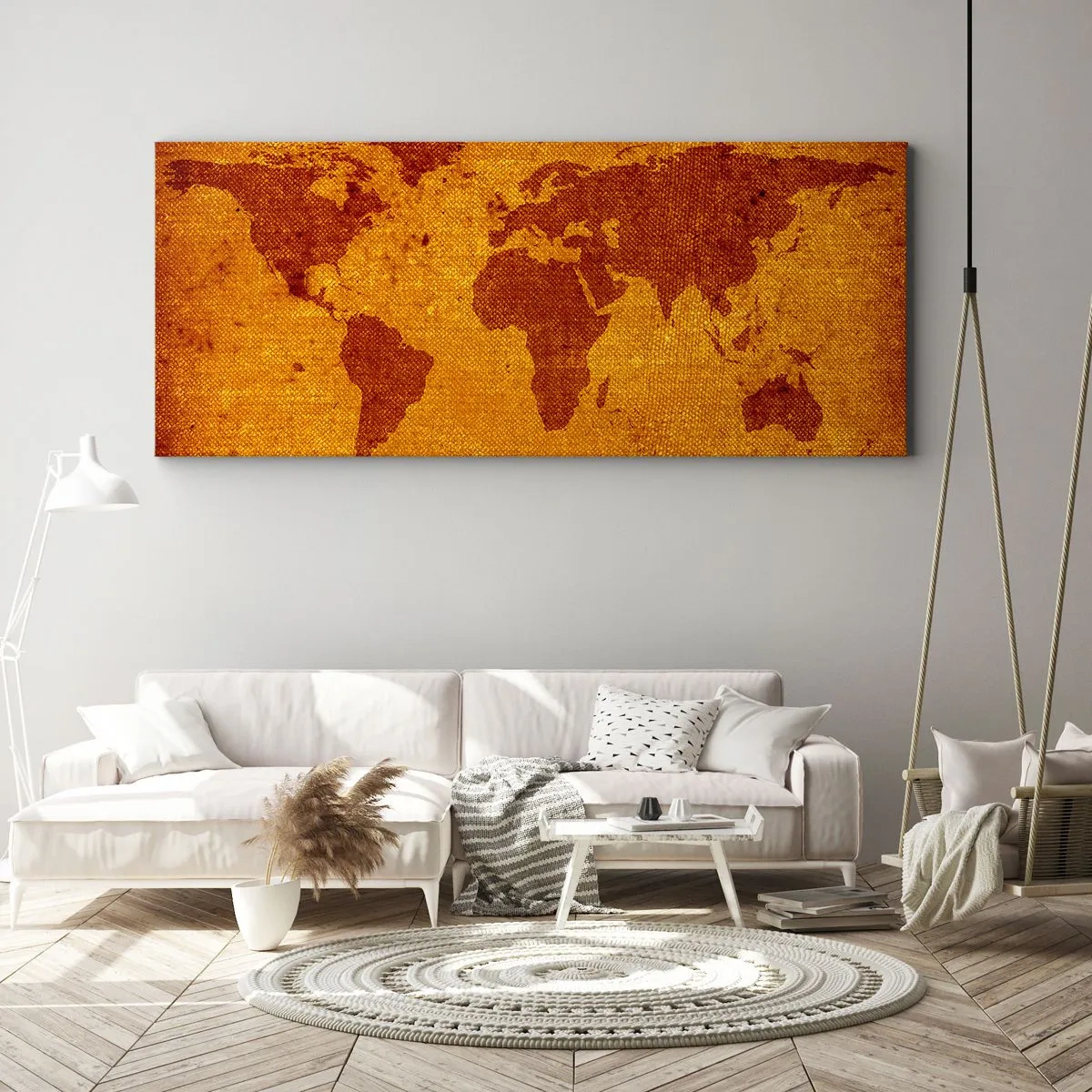 Lærredstryk - Billede på lærred - Invitation til en rejse - 160x50 cm