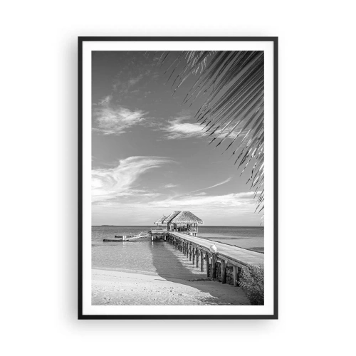 Plakat i sort ramme - Et minde eller en drøm? - 70x100 cm