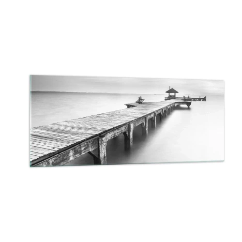 Billede på glas - Ind i det fjerne - 100x40 cm