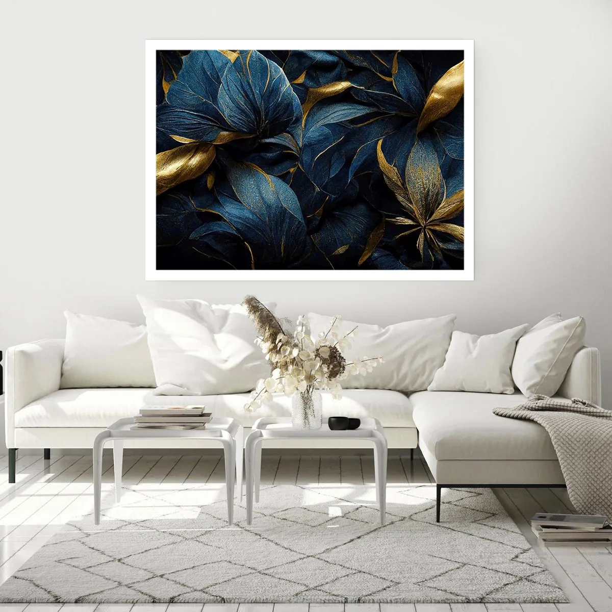 Plakat - Foret med guld - 100x70 cm