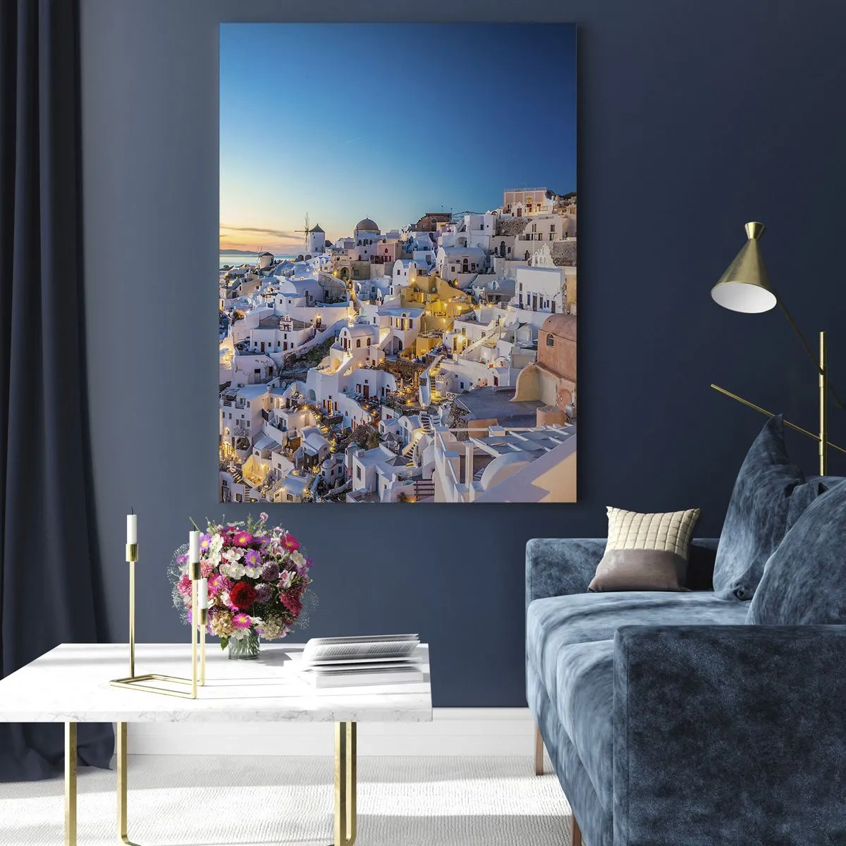 Billede på glas - Essensen af græskhed - 50x70 cm