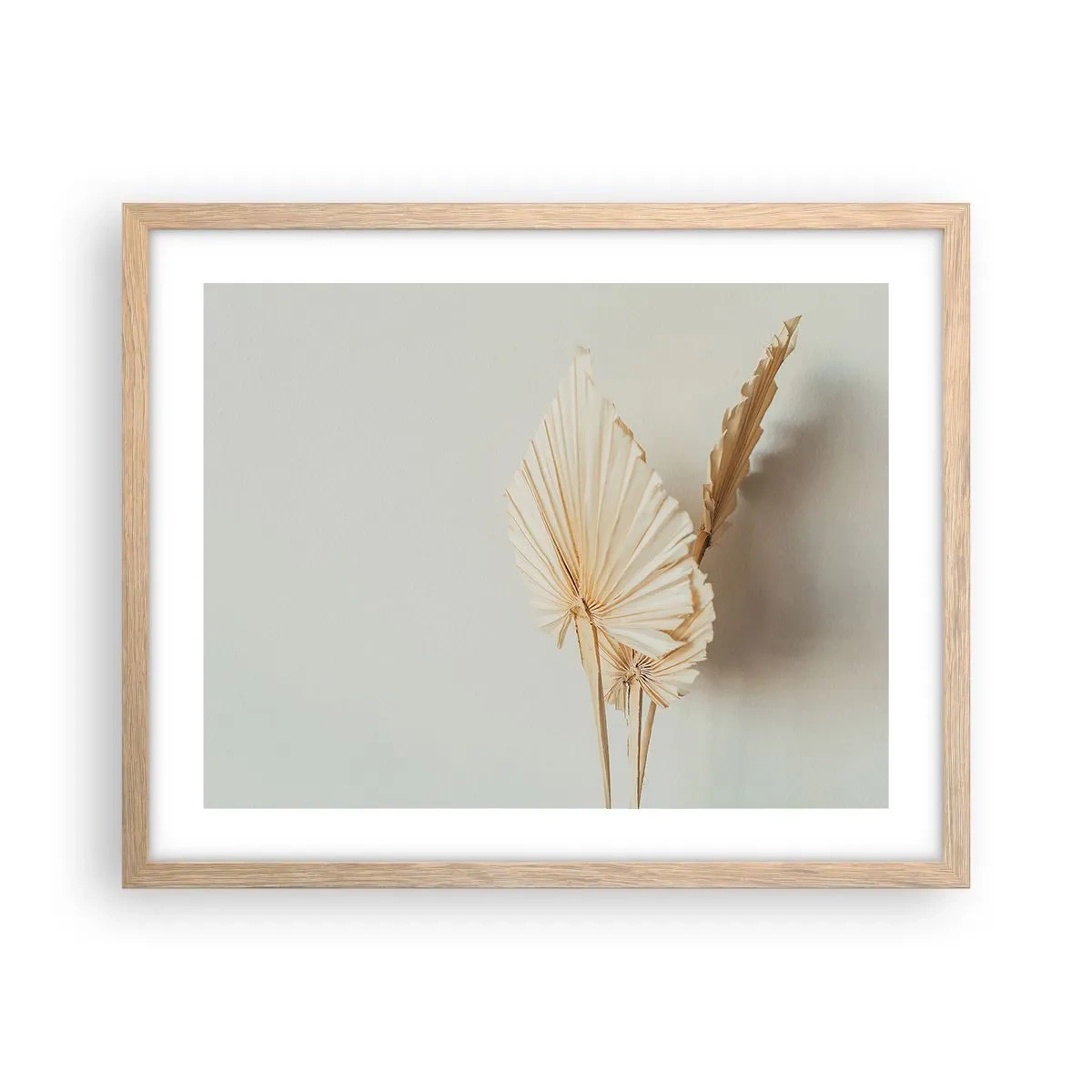 Plakat i ramme af lyst egetræ - Når du har brug for trøst - 50x40 cm
