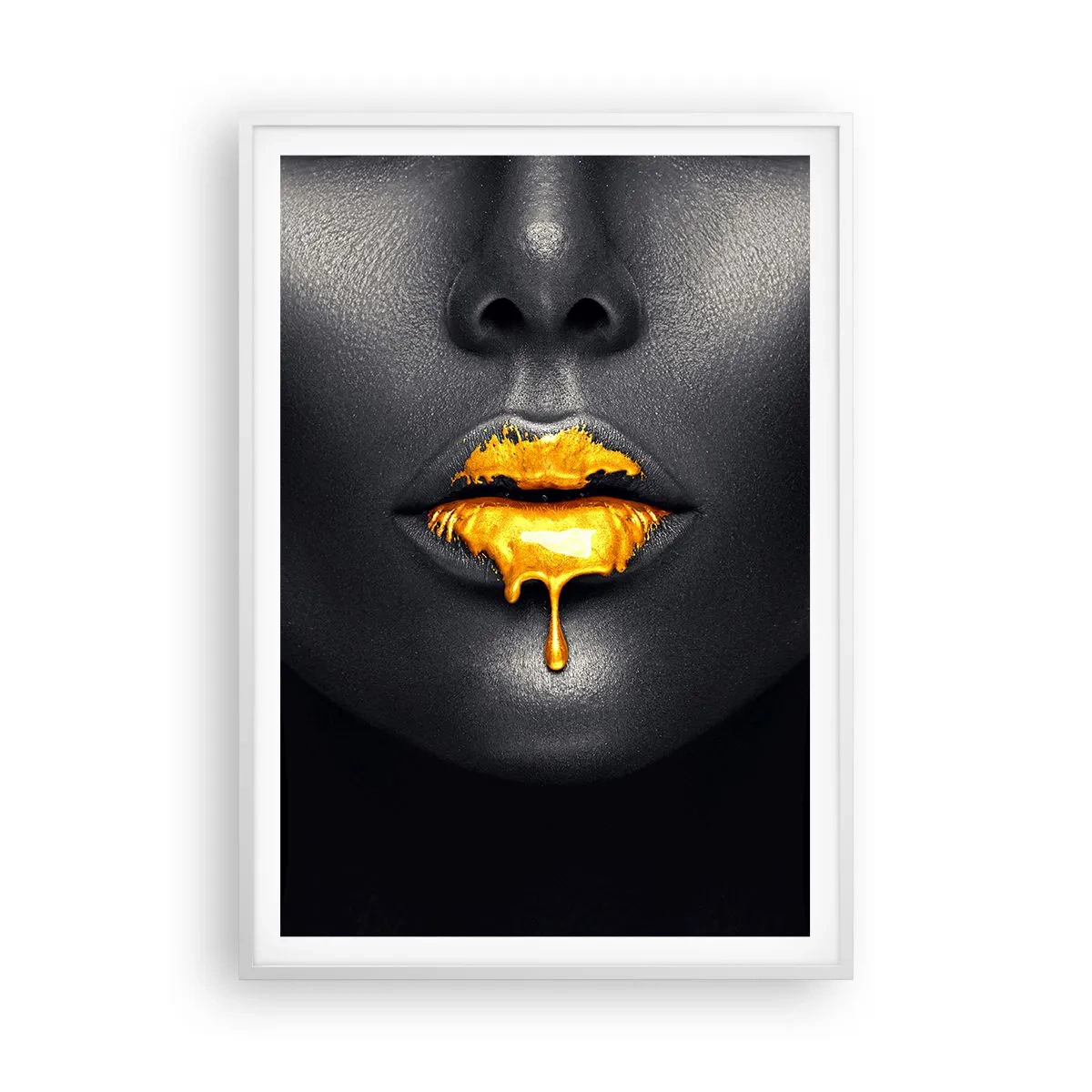 Plakat i hvid ramme - Gyldenmund - 70x100 cm