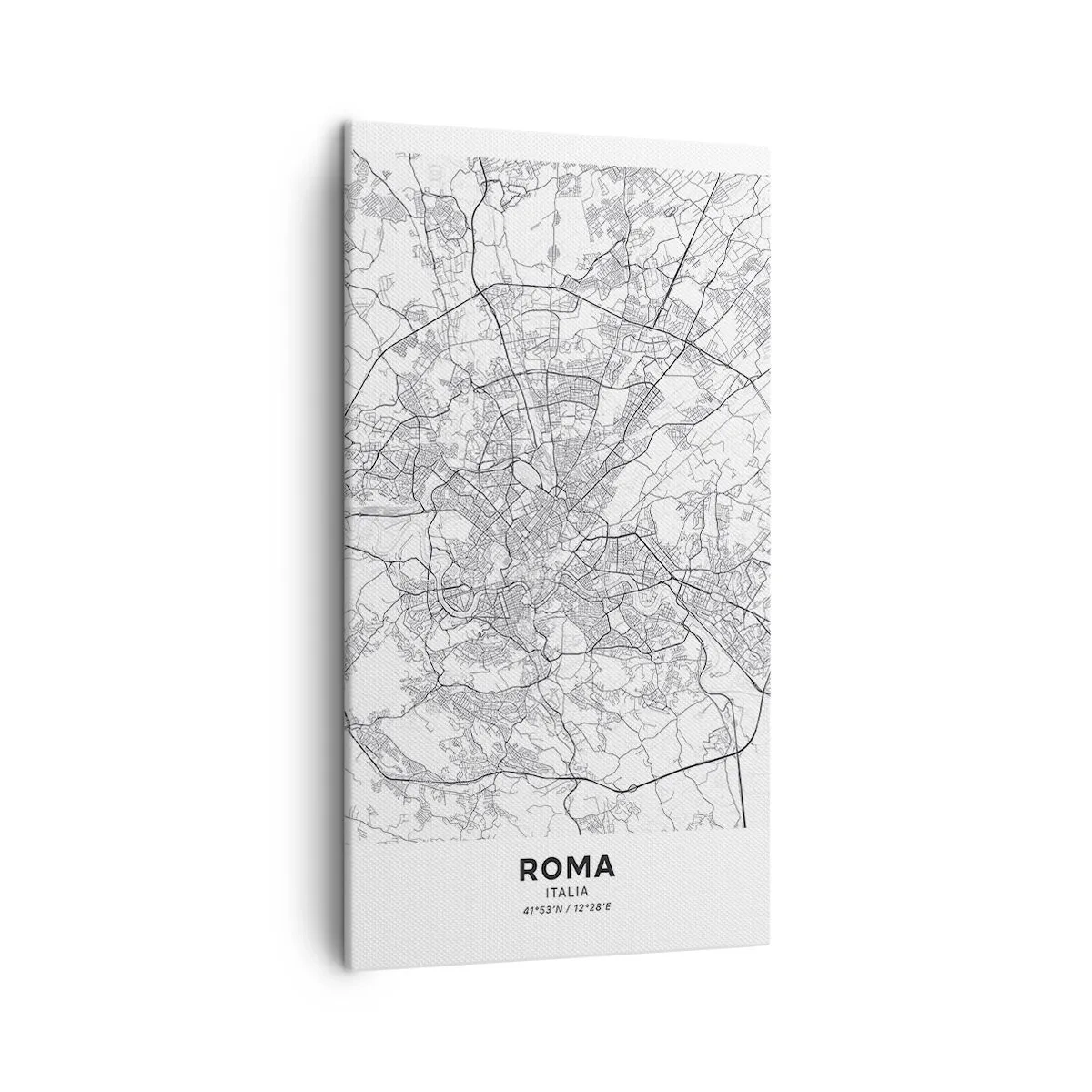 Lærredstryk - Billede på lærred - Romersk cirkel - 45x80 cm