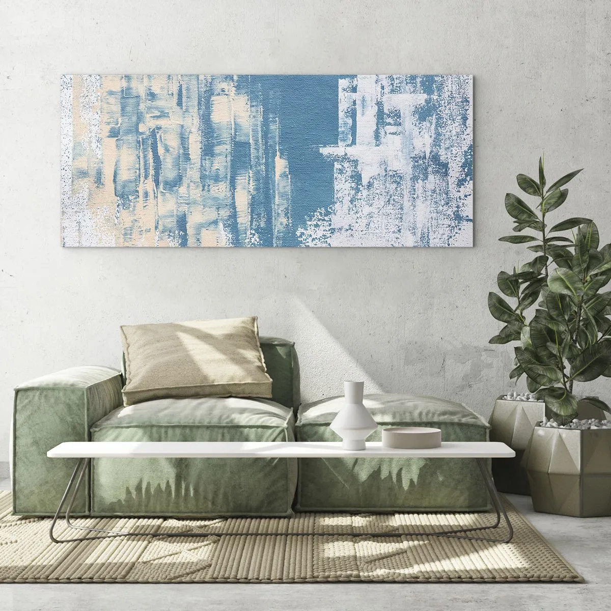 Billede på glas - Gennem istappen - 120x50 cm