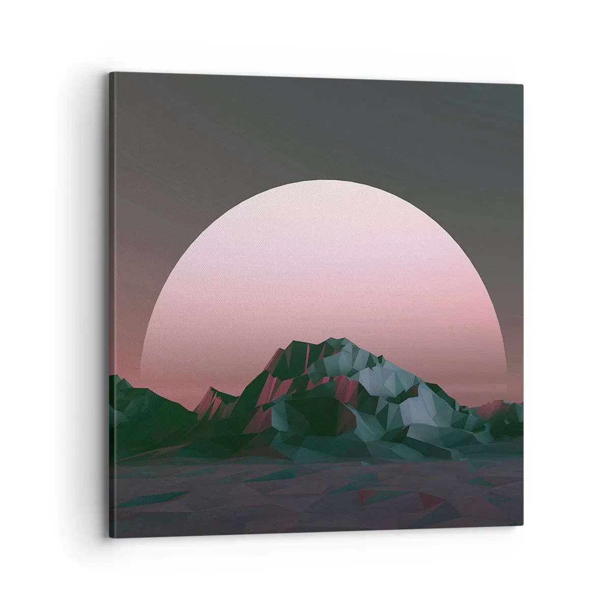 Lærredstryk - Billede på lærred - I en nabogalakse - 70x70 cm