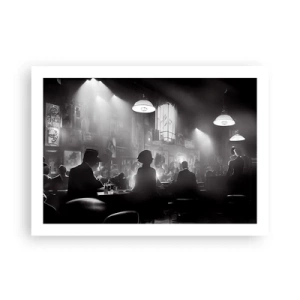 Plakat - I en jazzet stemning - 70x50 cm
