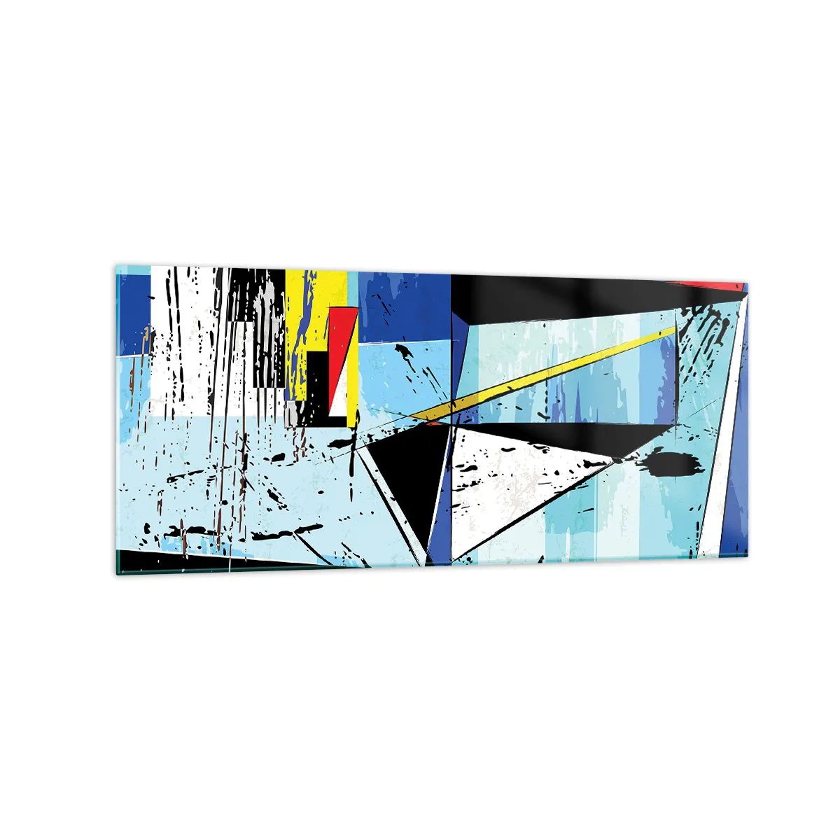 Billede på glas - At se verden fra en ny vinkel... - 120x50 cm