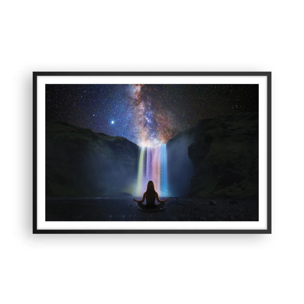 Plakat i sort ramme - Absolut harmoni - 91x61 cm