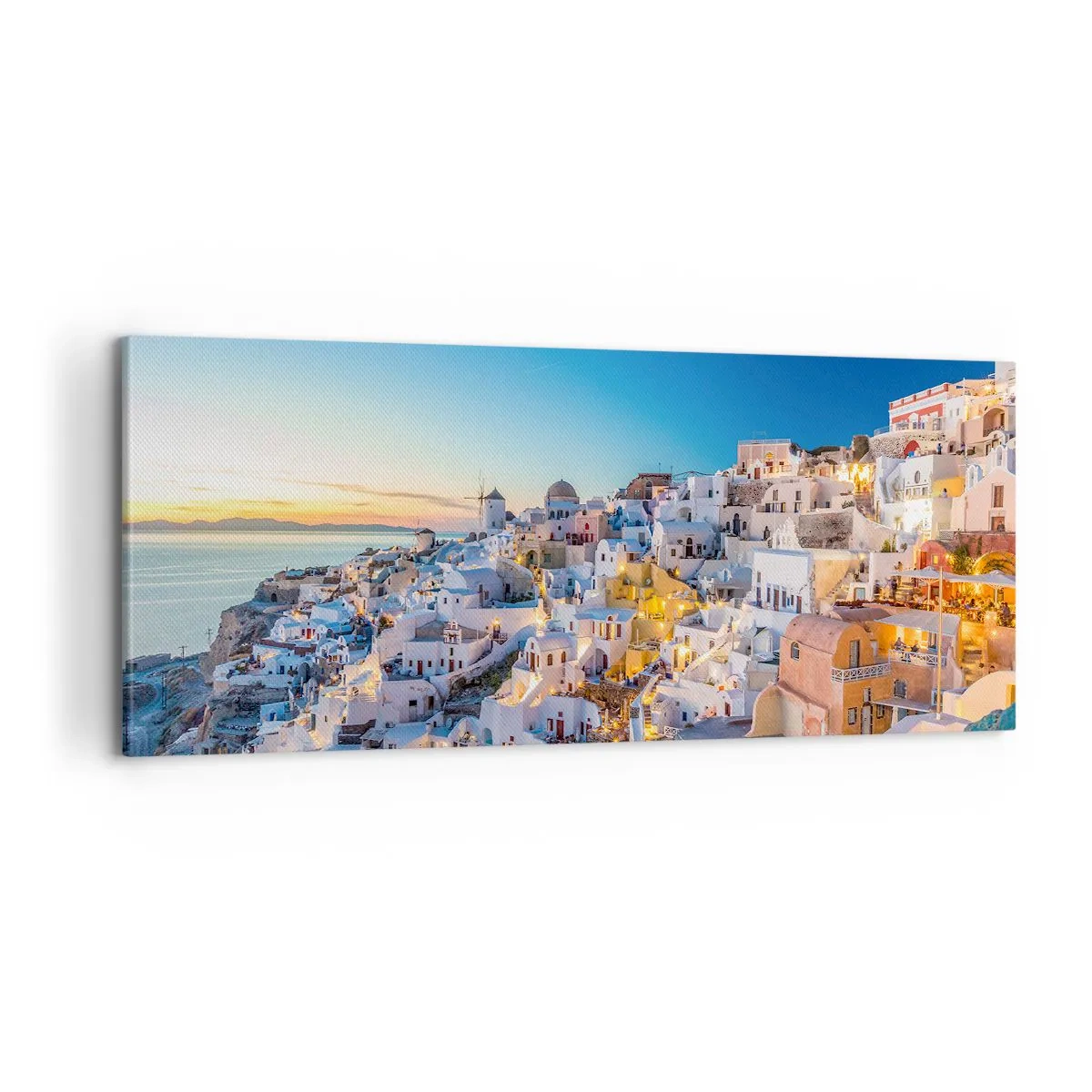 Lærredstryk - Billede på lærred - Essensen af græskhed - 100x40 cm