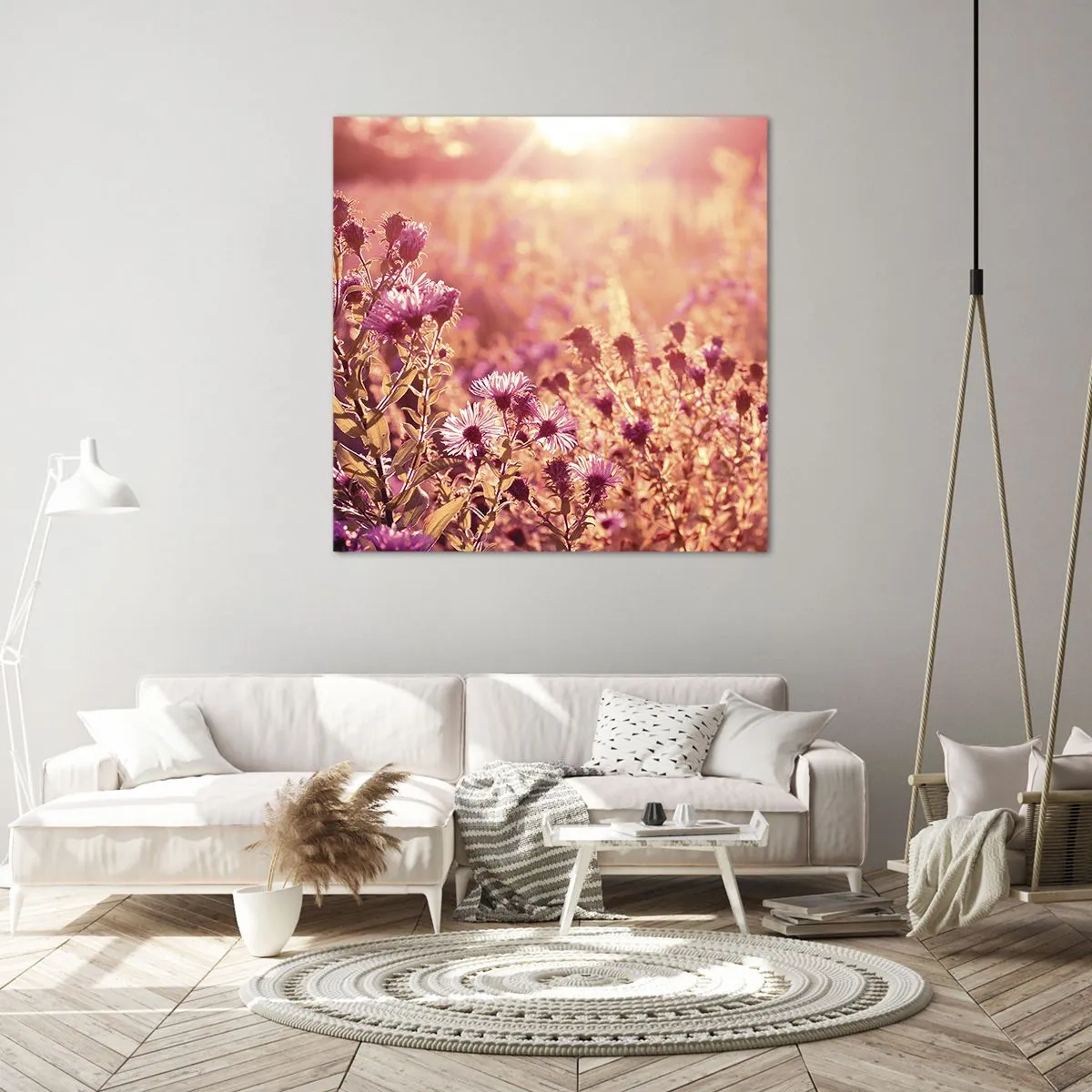 Lærredstryk - Billede på lærred - Før sommeren er forbi - 40x40 cm