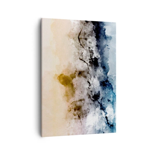 Lærredstryk - Billede på lærred - Sænket i en tågesvirvel - 50x70 cm