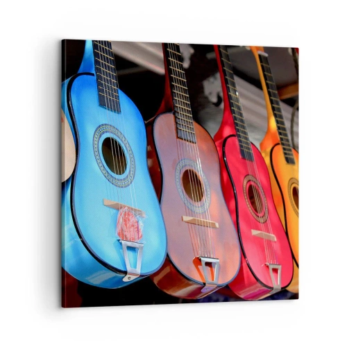 Lærredstryk - Billede på lærred - Latino vibes - 60x60 cm