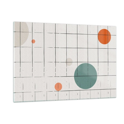 Billede på glas - Fanget i en fælde. Os eller dem? - 120x80 cm