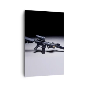 Lærredstryk - Billede på lærred - Den mørke ridder - 80x120 cm