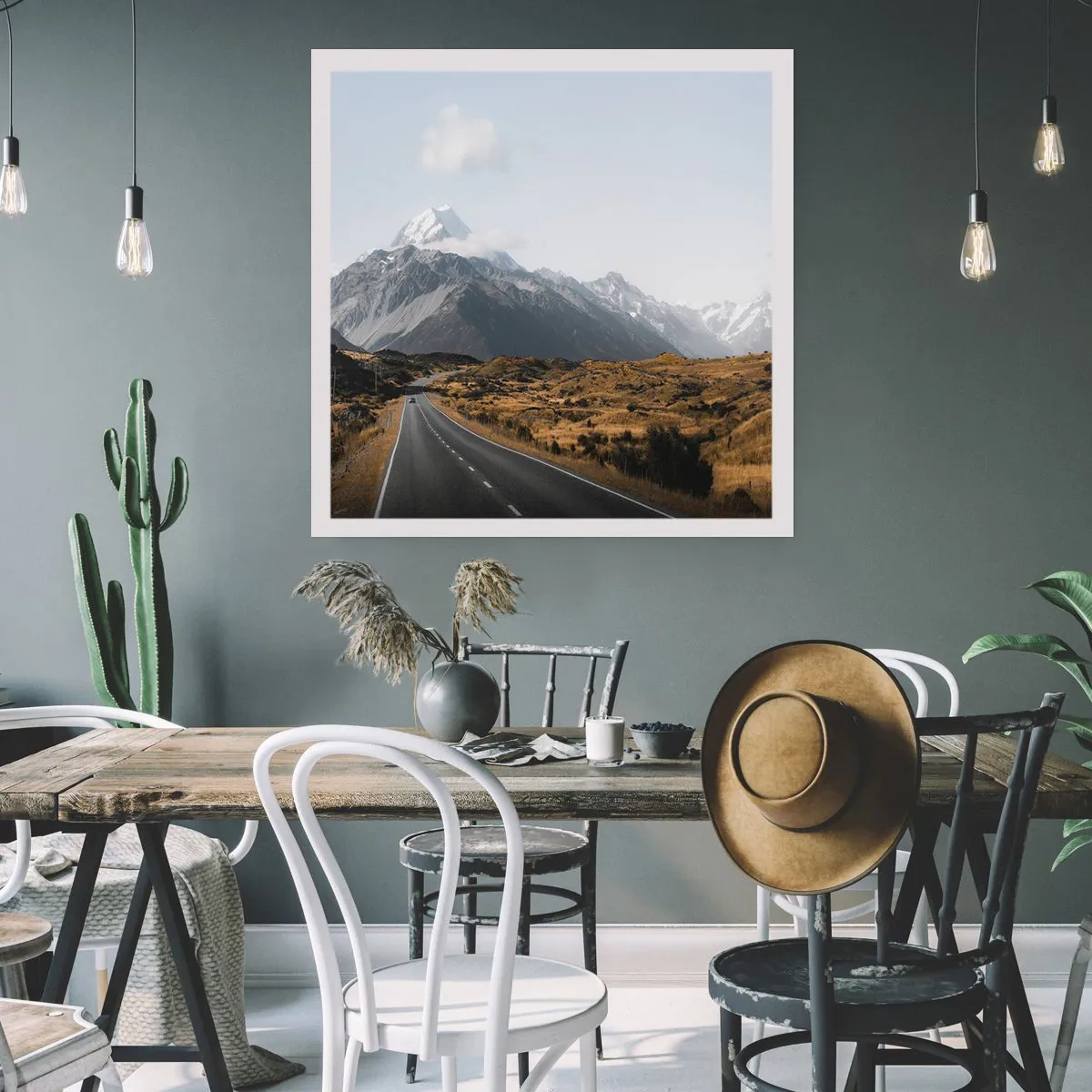 Plakat - Vejen til hjerte - 50x50 cm