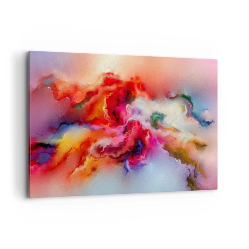 Lærredstryk - Billede på lærred - Sådan fanger du drømmen - røg - 120x80 cm