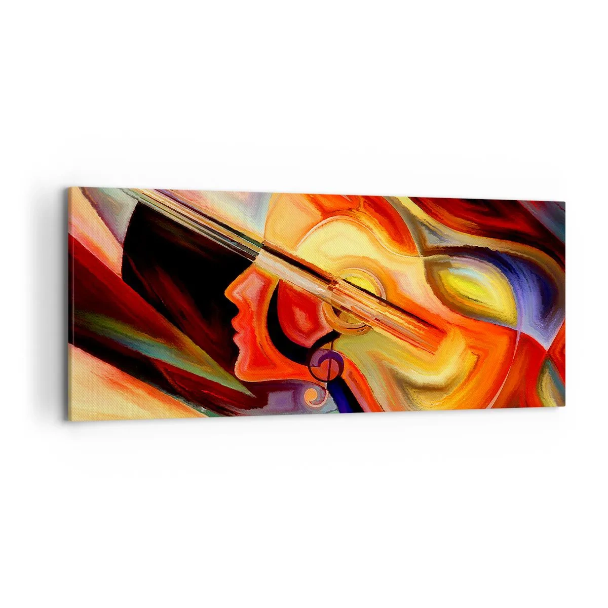 Lærredstryk - Billede på lærred - Og alt er i orden - 120x50 cm