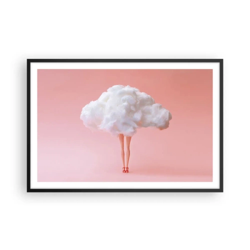 Plakat i sort ramme - Et sødt løfte - 91x61 cm