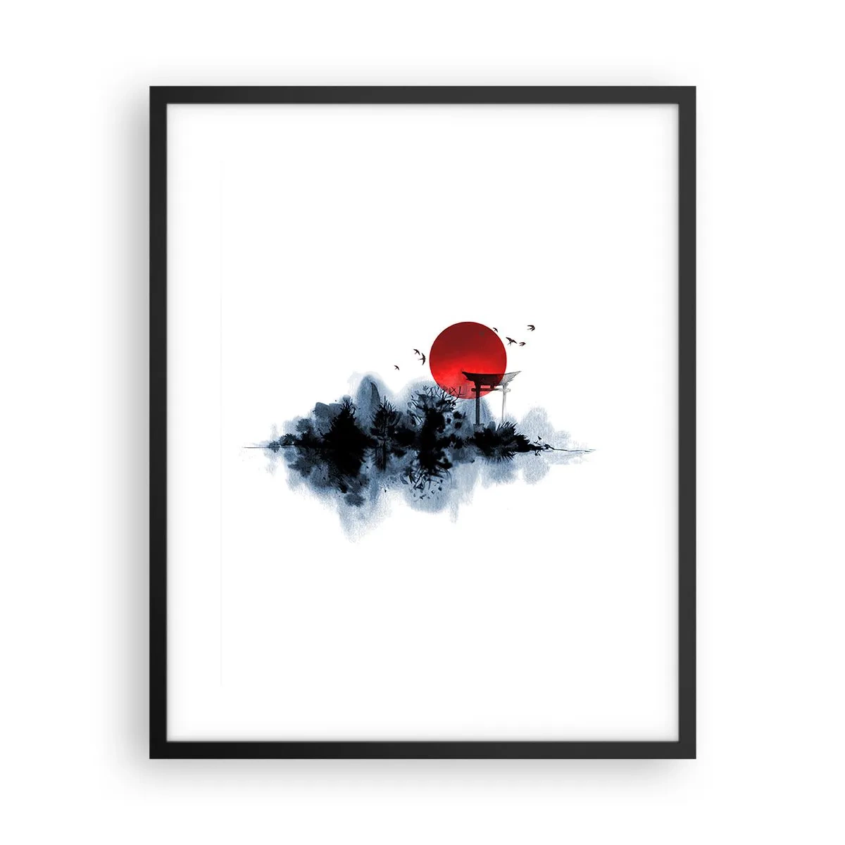 Plakat i sort ramme - Et japansk synspunkt - 40x50 cm