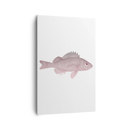 Lærredstryk - Billede på lærred - Fisk med store øjne - 80x120 cm
