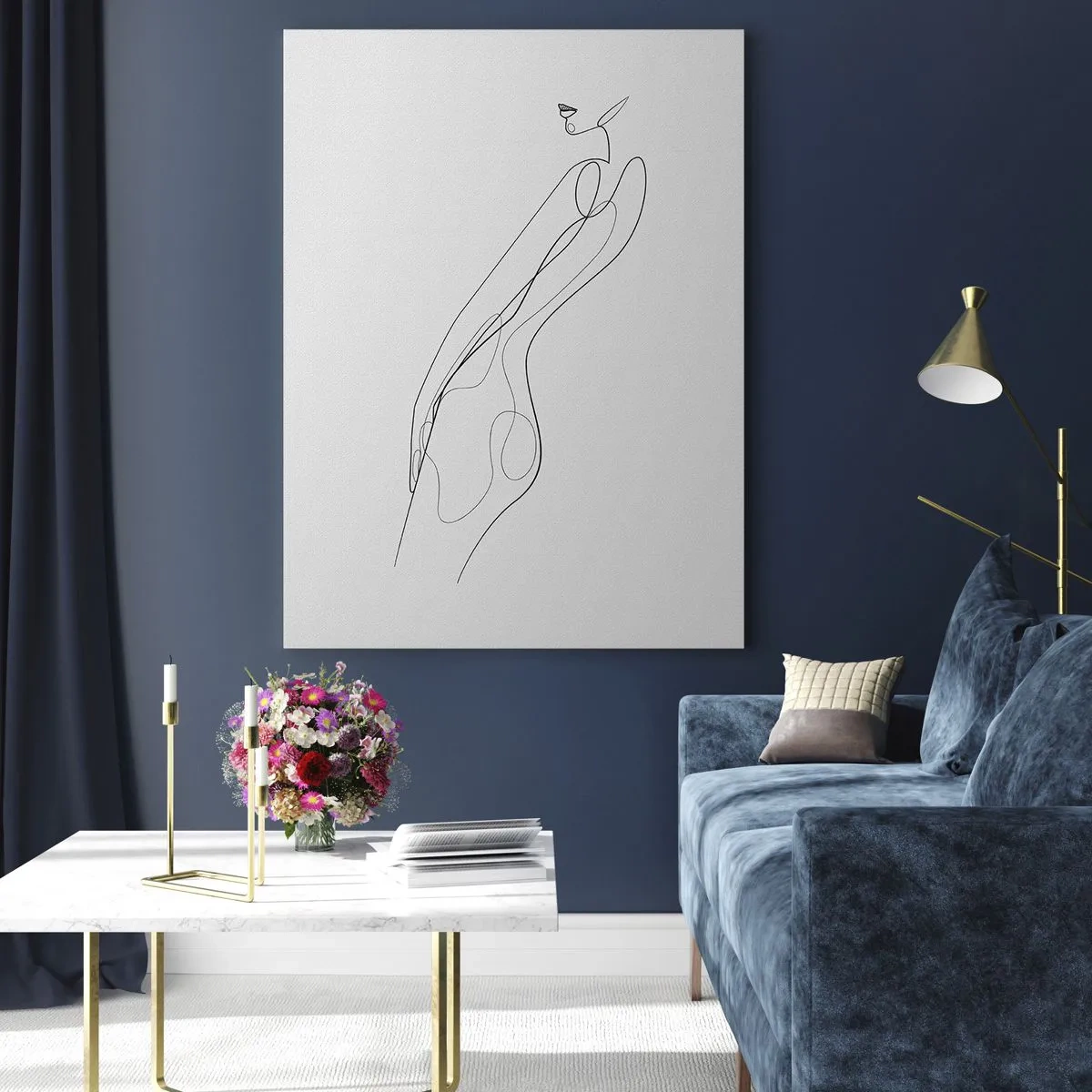 Billede på glas - Næppe et løfte - 50x70 cm