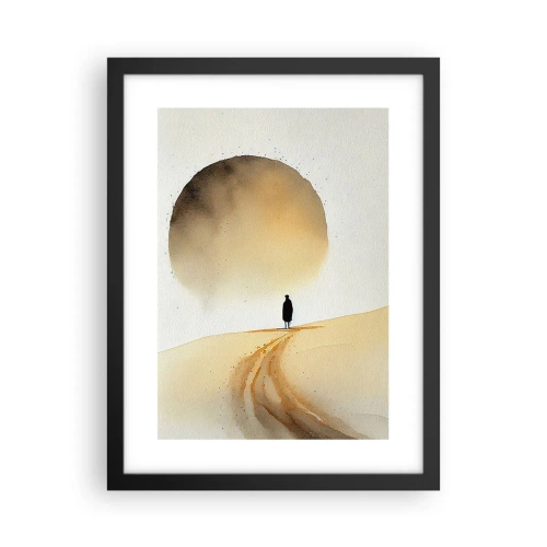 Plakat i sort ramme - Altid længselsfulde - 30x40 cm