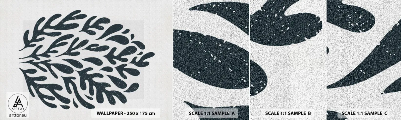 Fototapet Prøve Standard Eco - Naturens former - Boho, Minimalistisk, Moderne - 100x30 cm