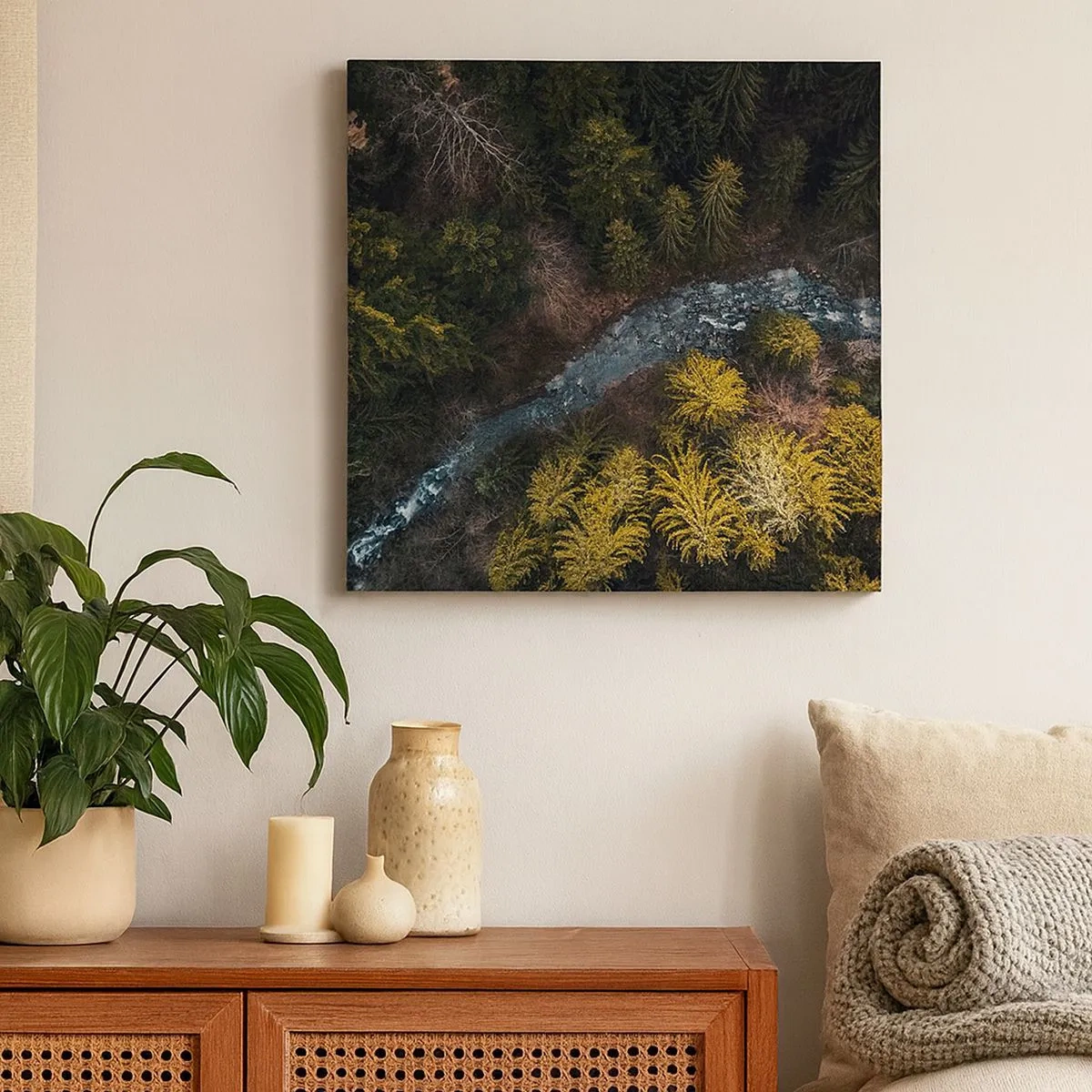 Lærredstryk - Billede på lærred - Hurtigt, stadig hurtigere - 30x30 cm