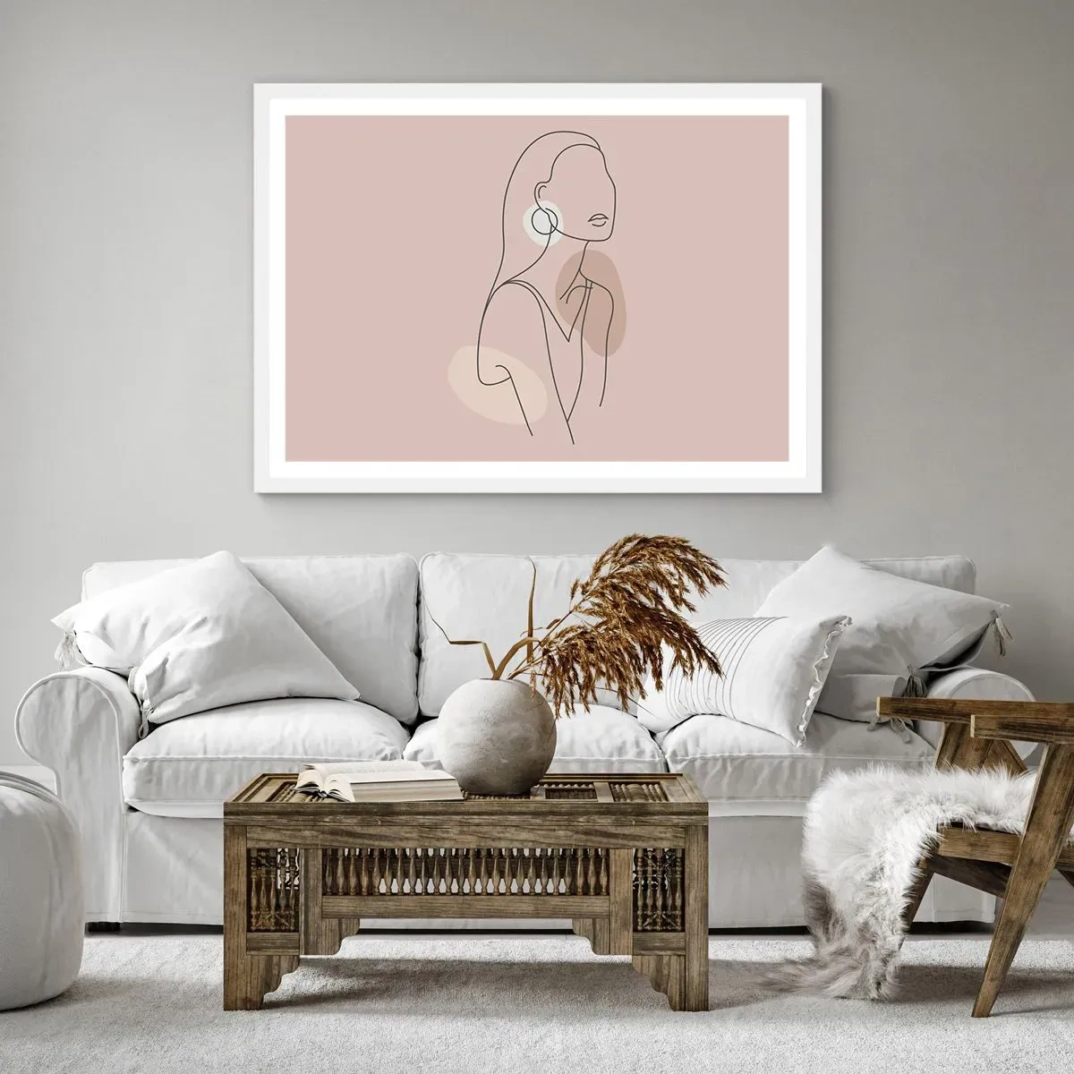 Plakat i hvid ramme - Et ikon for pigelivet - 40x30 cm