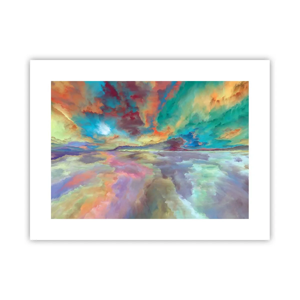 Plakat - To himle - 40x30 cm