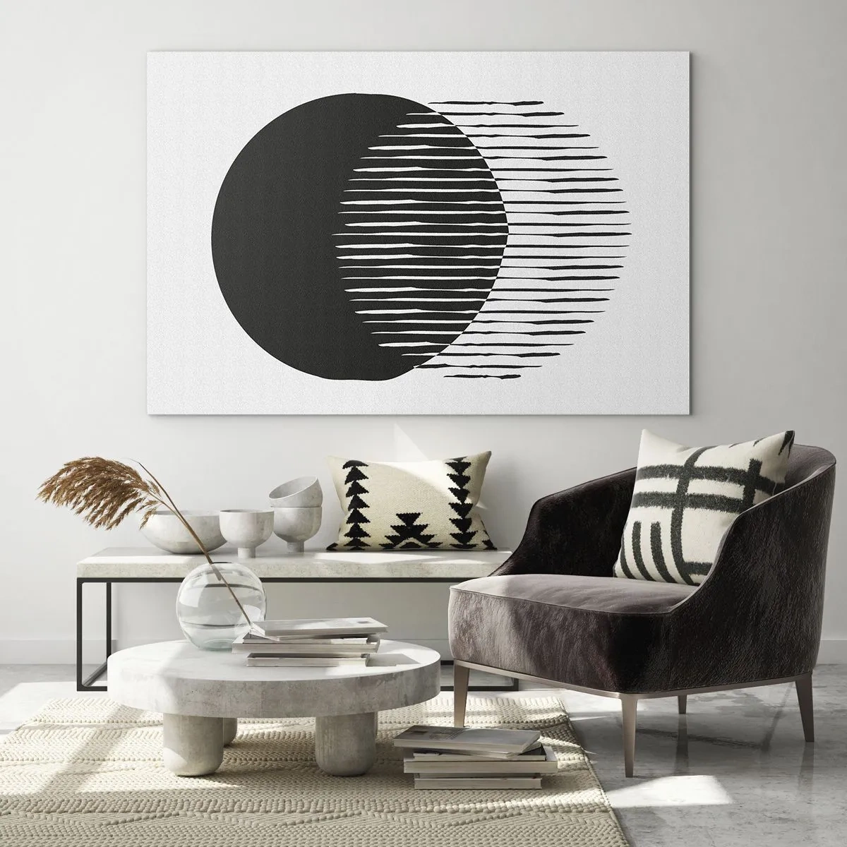 Billede på glas - Hans alter ego - 100x70 cm