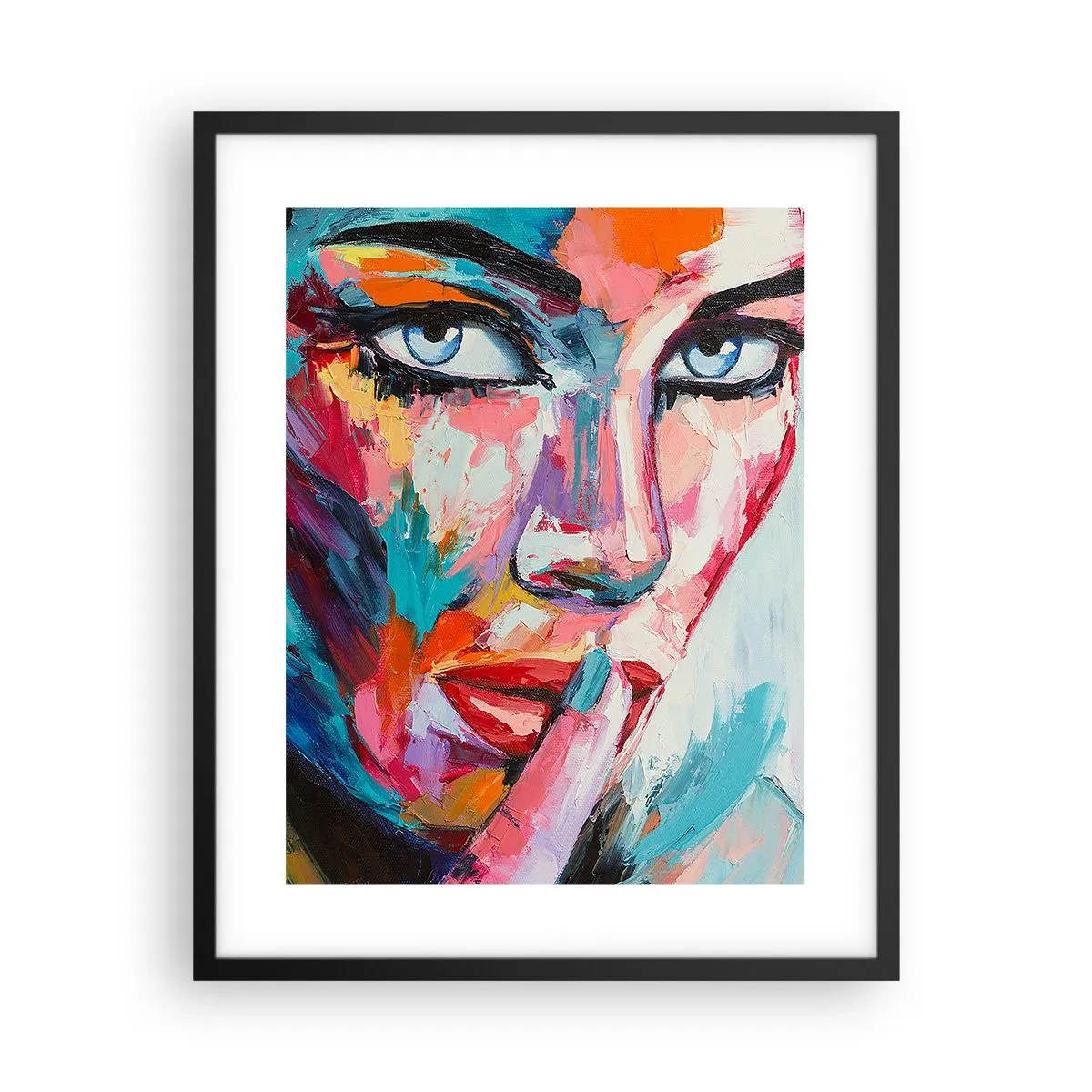 Plakat i sort ramme - Vores første hemmelighed - 40x50 cm