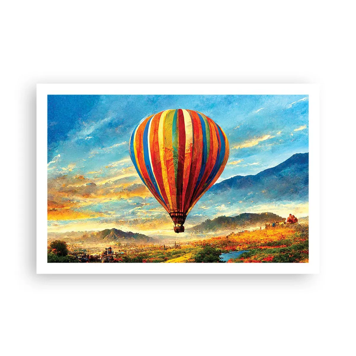 Plakat - I stilhed kan du se mere - 91x61 cm