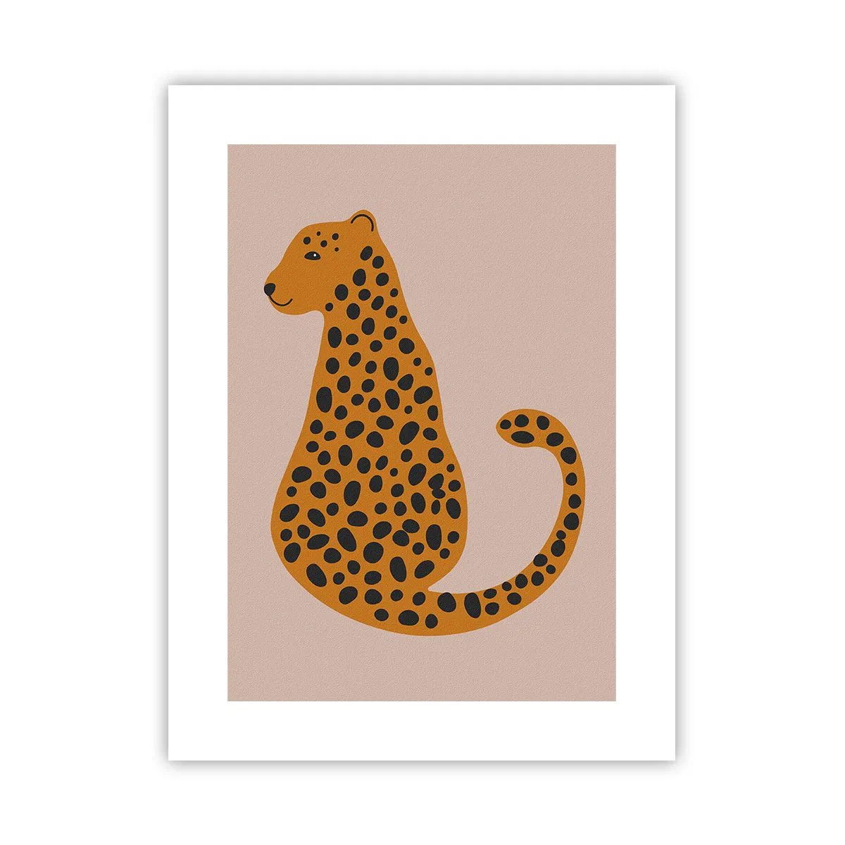 Plakat - Leopardprint er et moderigtigt mønster - 30x40 cm