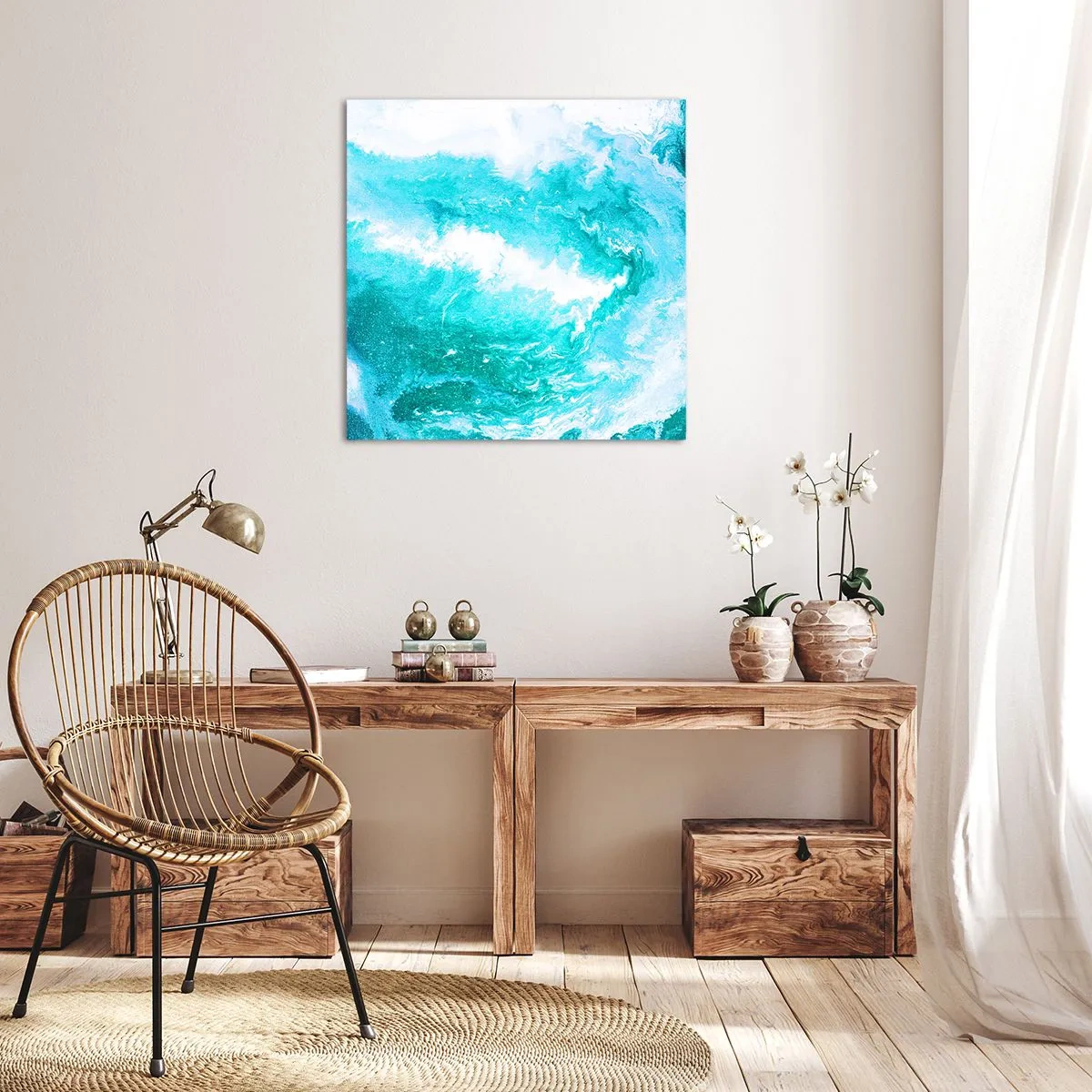 Lærredstryk - Billede på lærred - I kernen af elementet - 50x50 cm