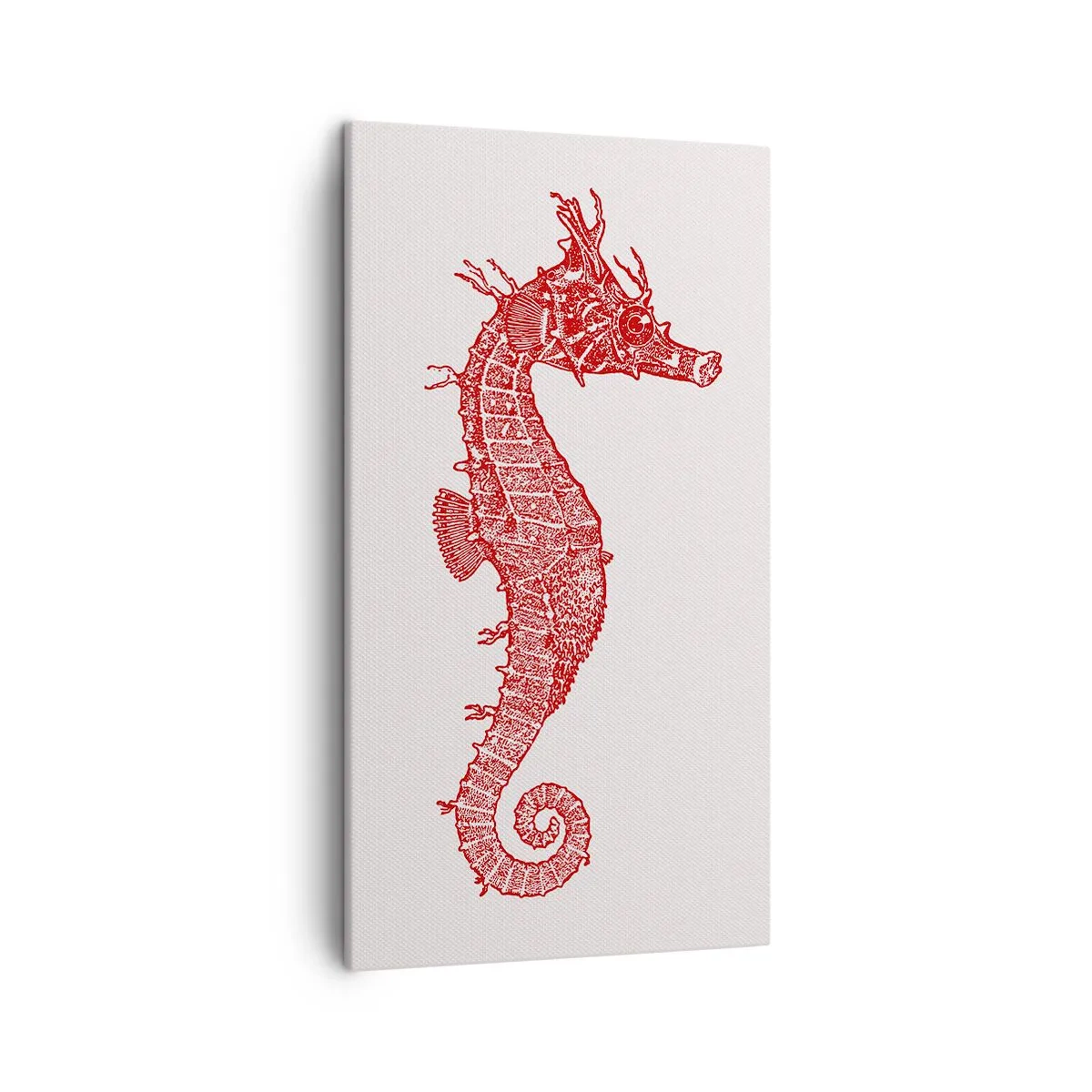 Lærredstryk - Billede på lærred - En indviklet skabelse - 45x80 cm