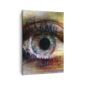 Lærredstryk - Billede på lærred - Du kan se ind i sjælen - 50x70 cm
